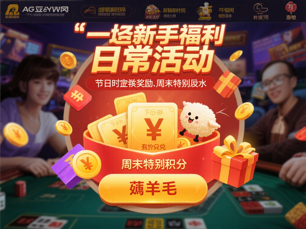 除了新手福利，AG亚游官网还经常推出各种日常活动，